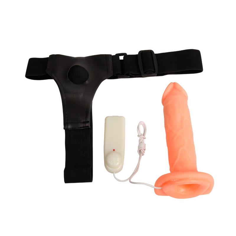 BAILE Arnés con Dildo Hueco Jessica 18 cm