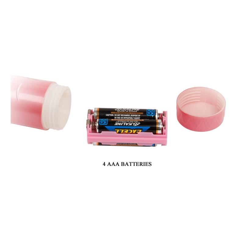 BAILE Baile Arnés con Dildo Vibrador Rosa 18 cm