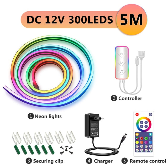 Cuerda LED para hacer formas y letras