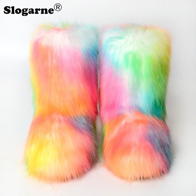 Botas de peluche