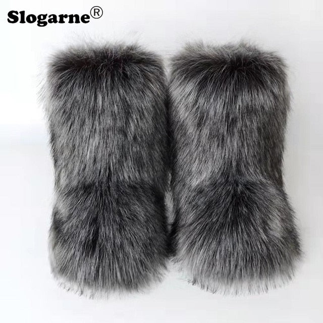 Botas de peluche