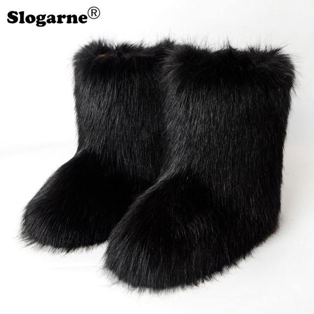 Botas de peluche