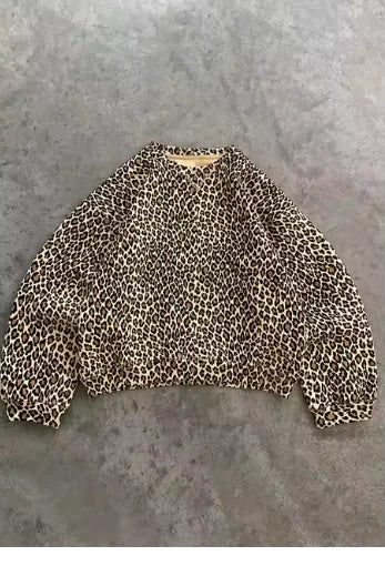 Conjunto cómodo de leopardo