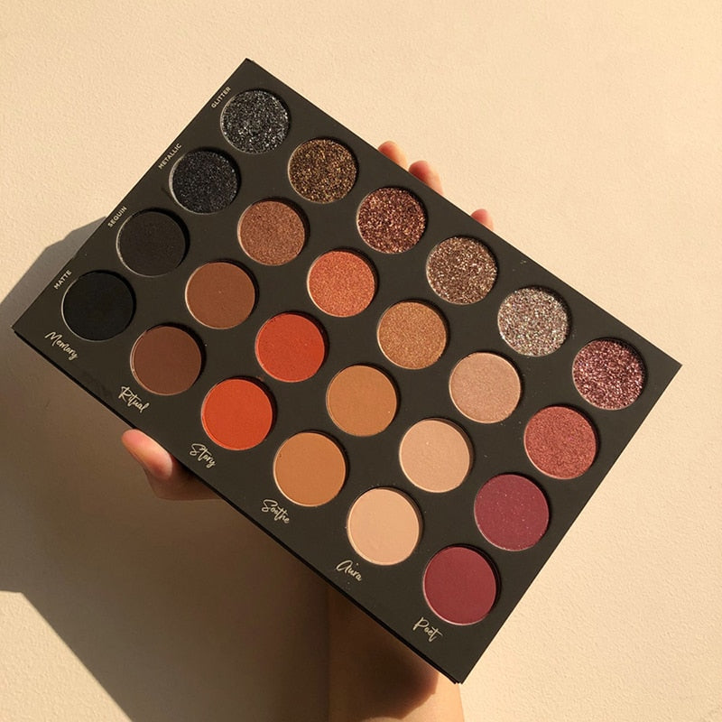 Paleta texturizada Matte y Brillo Sombra de ojos