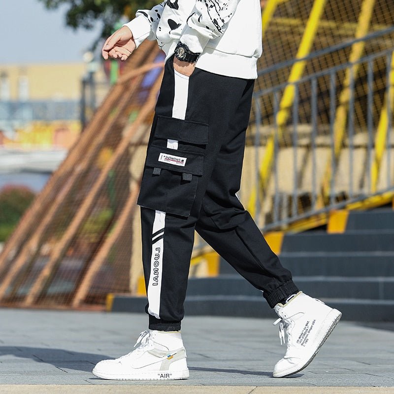 Big Pocket Men's Cargo Pants Streetwear Leisure Hip Hop Jogging Pants Male High Quality New Sweatpants Pants Mens Trousers-19