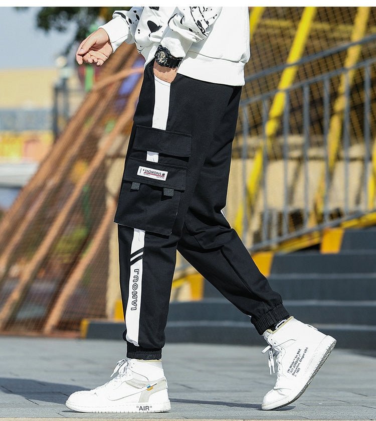 Big Pocket Men's Cargo Pants Streetwear Leisure Hip Hop Jogging Pants Male High Quality New Sweatpants Pants Mens Trousers-23