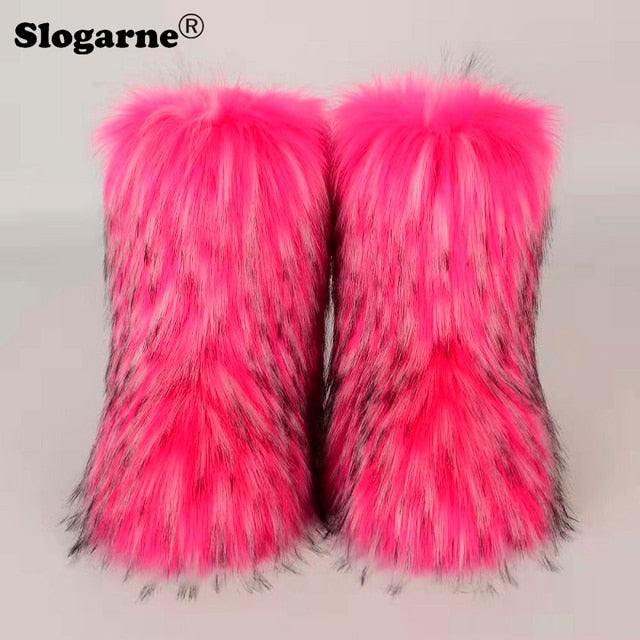 Botas de peluche