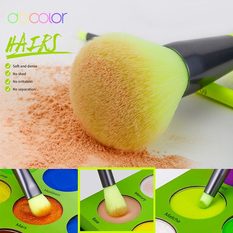 10/15pcs Neon Peach Makeup Brushes Soft Synthetic Hair Powder Blush Foundation eye Blending Contour Makeup Brushes Set-42