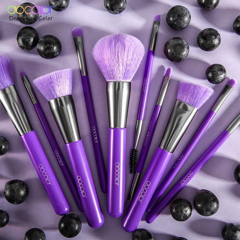 10/15pcs Neon Peach Makeup Brushes Soft Synthetic Hair Powder Blush Foundation eye Blending Contour Makeup Brushes Set-18