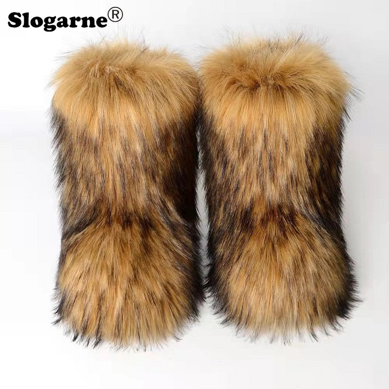 Botas de peluche