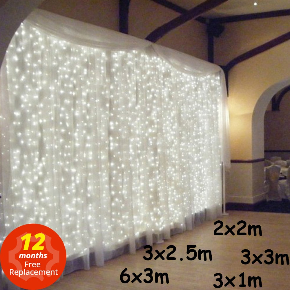 Cortinas led diferentes tamaños