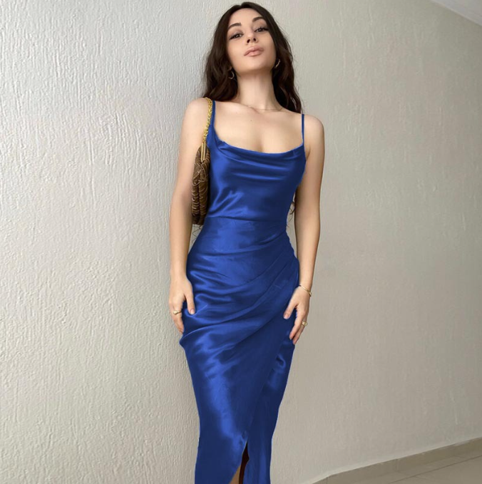 Vestido satinado