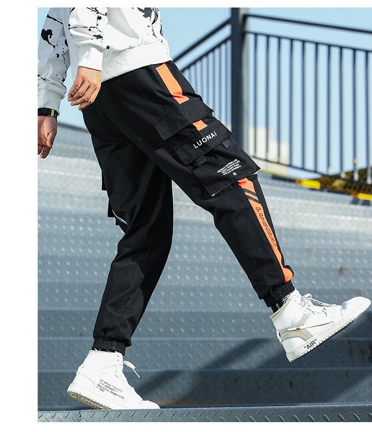 Big Pocket Men's Cargo Pants Streetwear Leisure Hip Hop Jogging Pants Male High Quality New Sweatpants Pants Mens Trousers-28