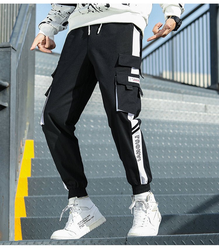 Big Pocket Men's Cargo Pants Streetwear Leisure Hip Hop Jogging Pants Male High Quality New Sweatpants Pants Mens Trousers-30