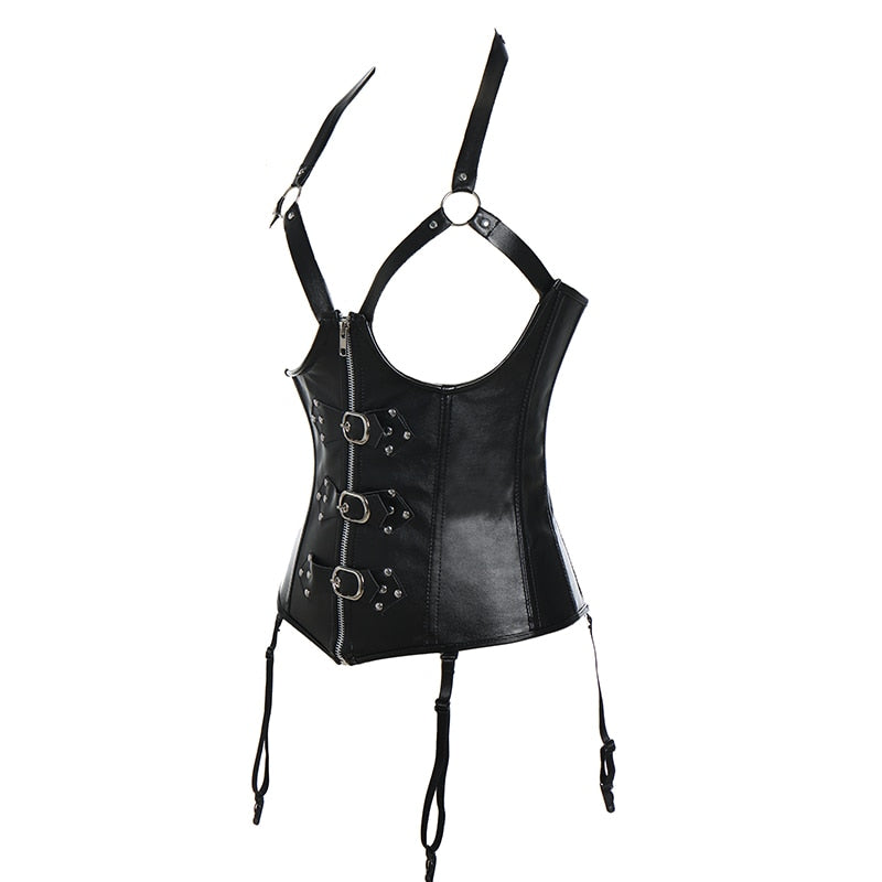 Women Lace Up Steampunk Corset Sexy Underbust Corselet Waist Cincher Bustiers Top Burlesque Clothing Gothic Shaper-132