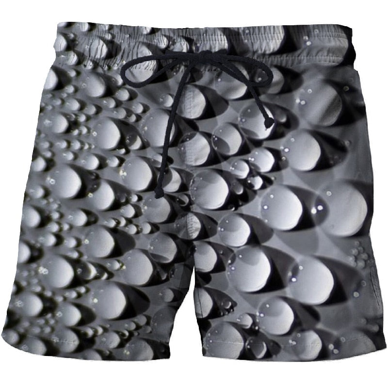3D Print Summer Beach Shorts Mascuino Streetwear Men Board Vacation Shorts Anime Short Plage Casual Quick Dry New-112