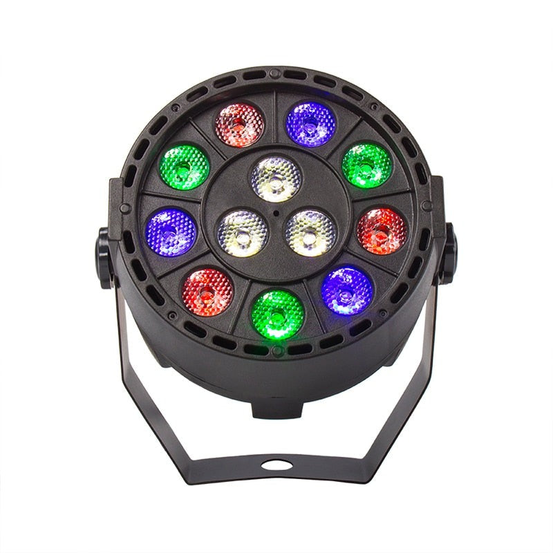 54x3W LED Par Light RGBW Disco Wash Light Equipment 8 Channels DMX 512 LED Uplights Strobe Stage Lighting Effect Light 12x3W-26