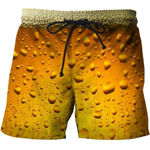 3D Print Summer Beach Shorts Mascuino Streetwear Men Board Vacation Shorts Anime Short Plage Casual Quick Dry New-22