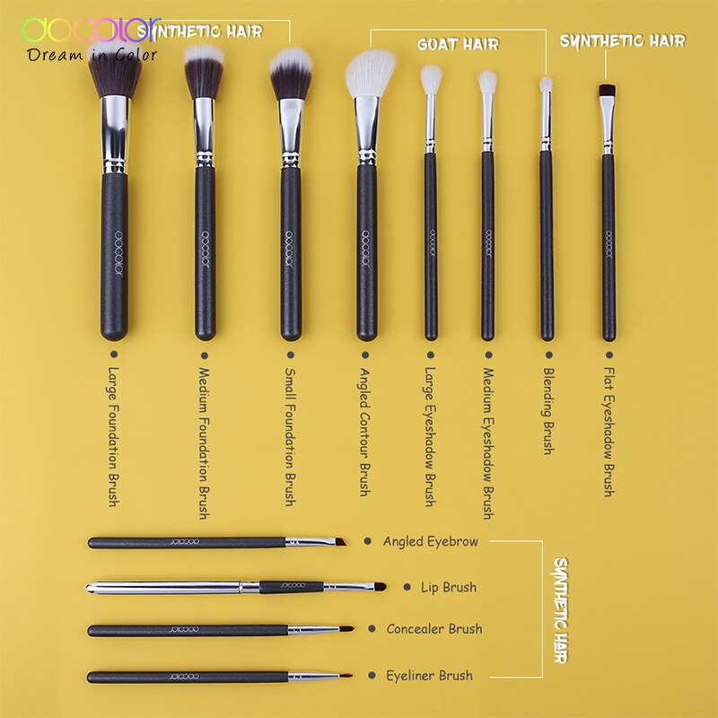 Makeup Brushes Set Professional Eye Shadow Make up Brush Eye Liner Natural-synthetic hair 10pcs- 29pcs-18