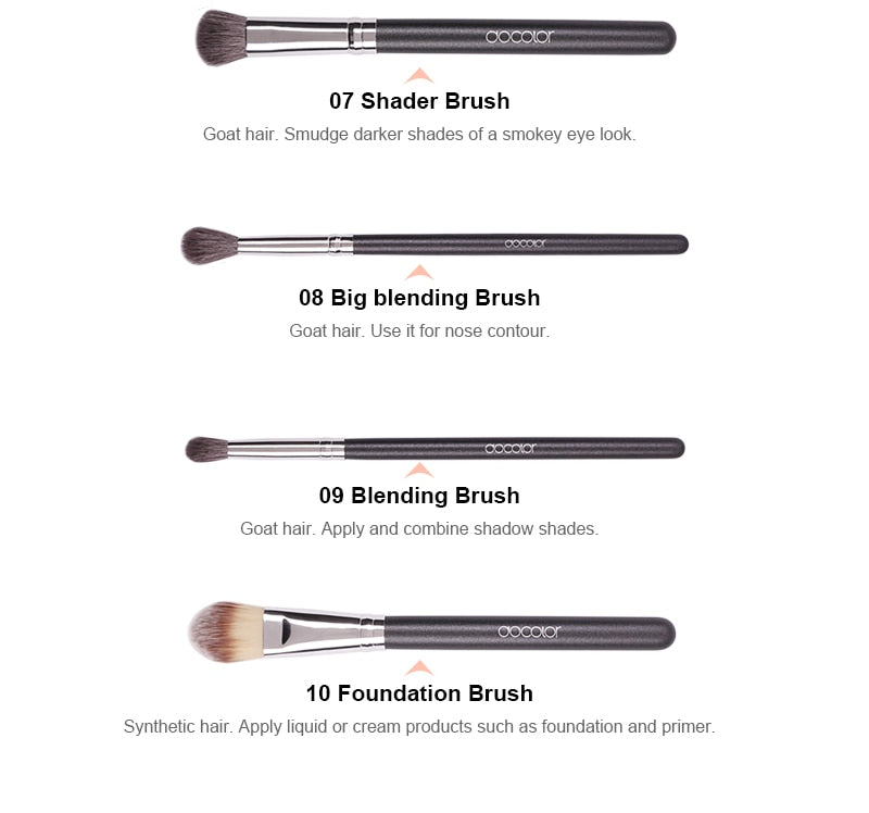 Makeup Brushes Set Professional Eye Shadow Make up Brush Eye Liner Natural-synthetic hair 10pcs- 29pcs-34
